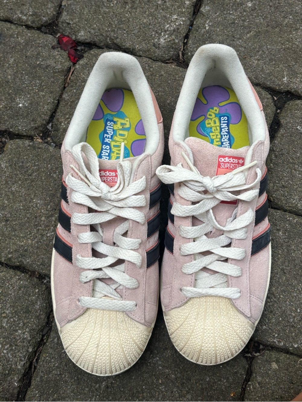 Adidas original x SpongeBob Patrick superstars